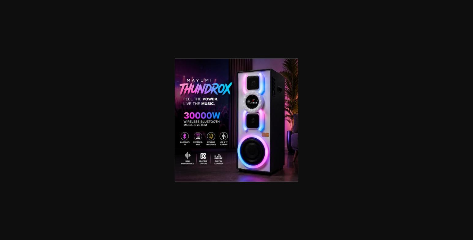 MAYUMI THUNDROX X30 Bluetooth Tower Speaker