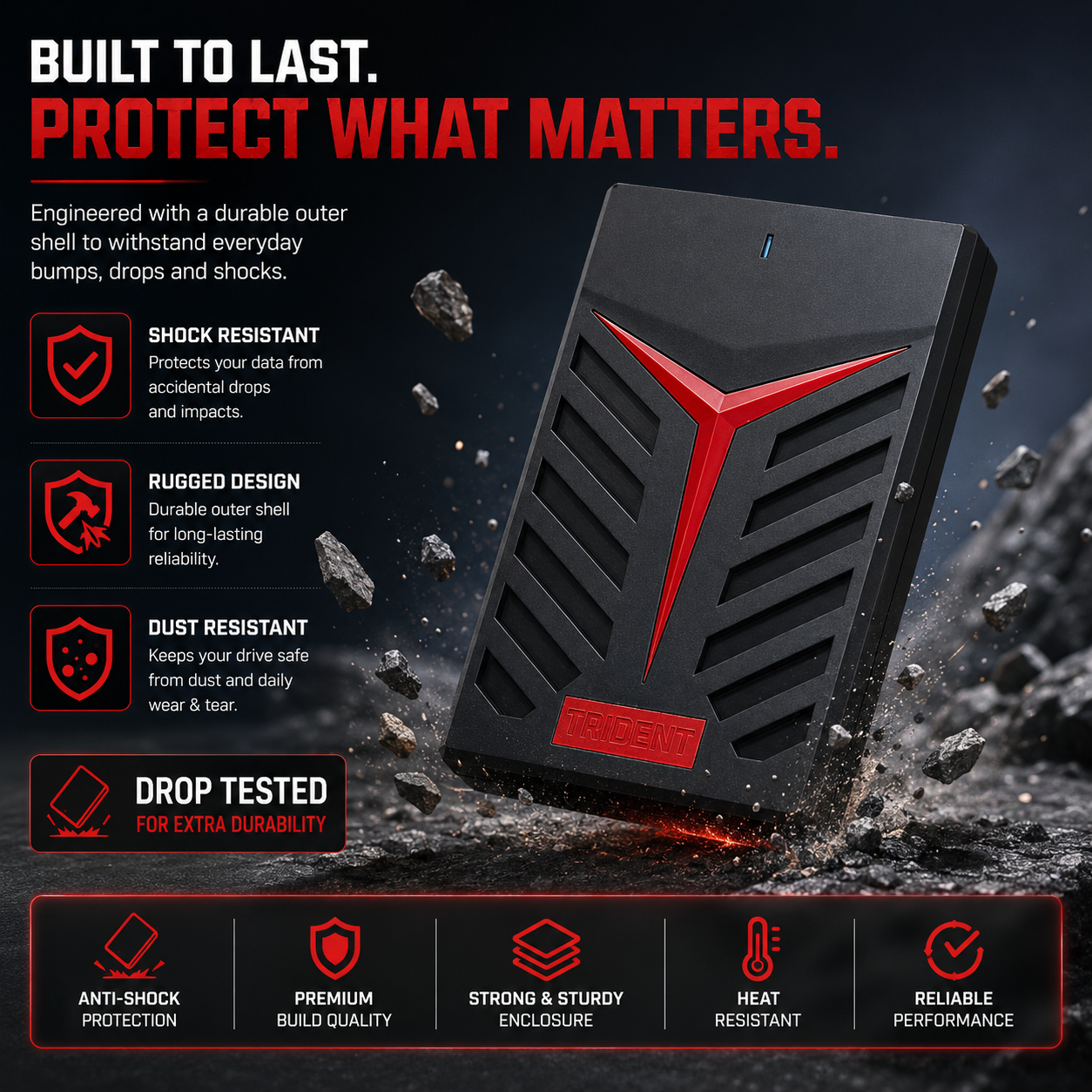 MAYUMI Trident External Hard Disk for Laptop, PC, Mac & Mobile (OTG)