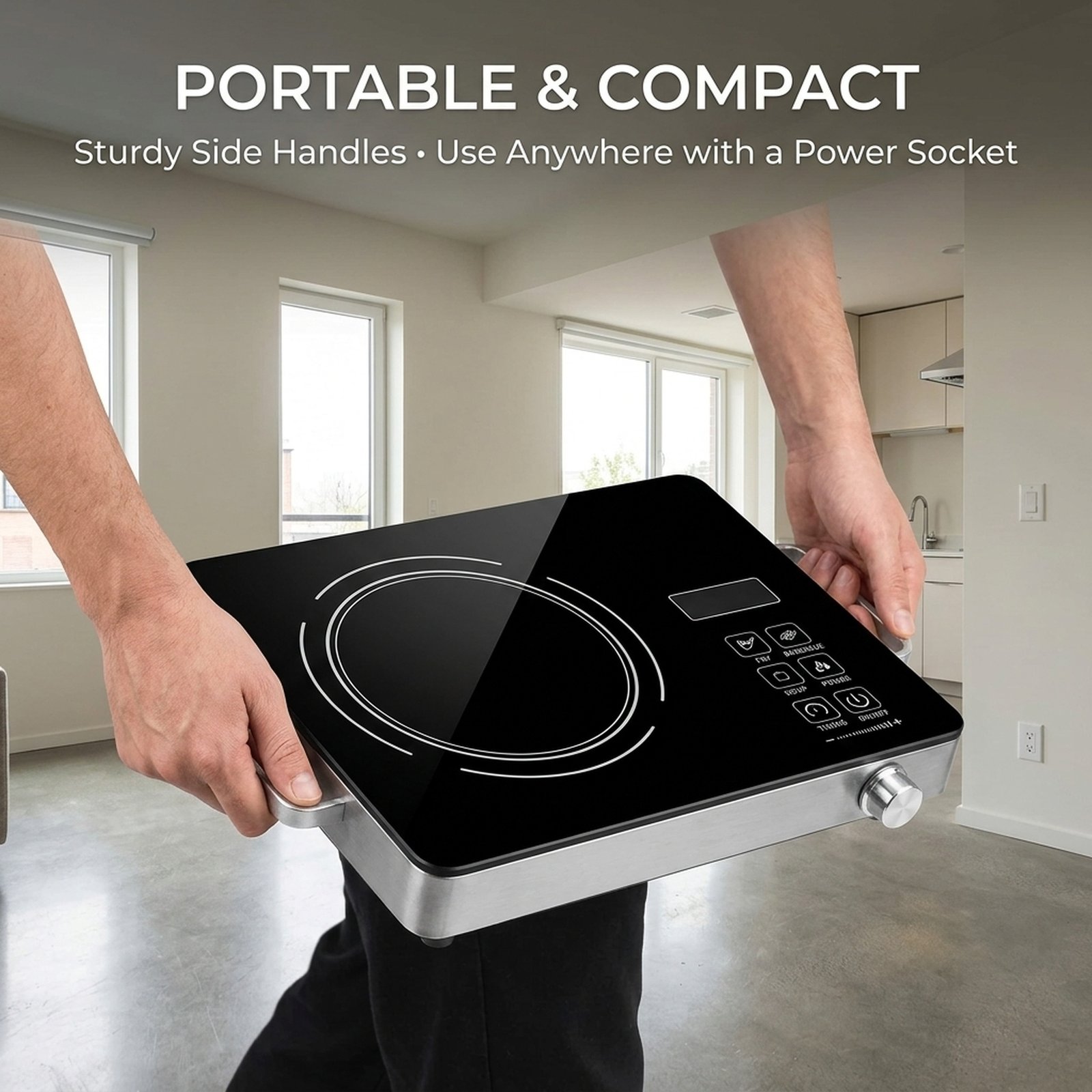 MAYUMI Surya 2500W Infrared Cooktop for All Utensils
