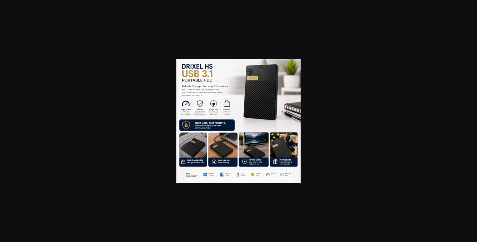 MAYUMI DRIXEL External Hard Disk for Laptop, PC, Mac & Mobile (OTG)